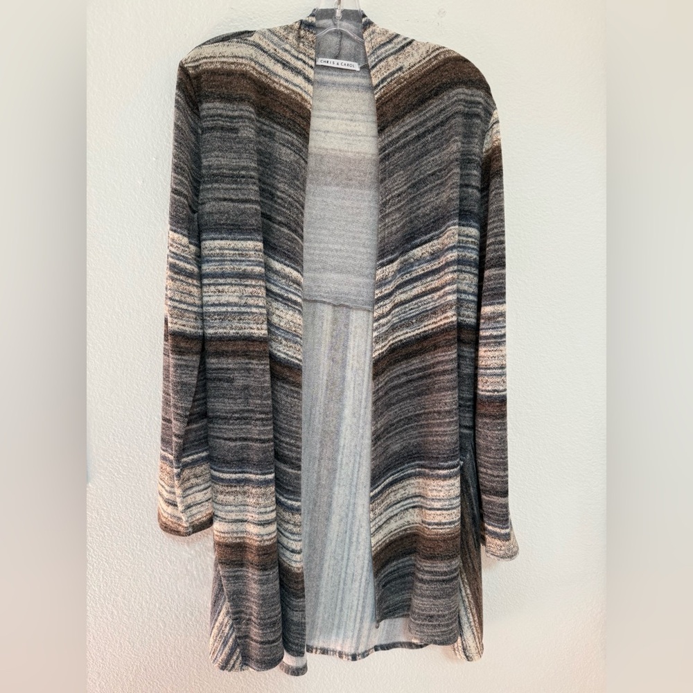 Chris & Carol Multitone Knit Cardigan